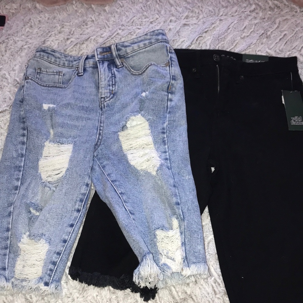 High rise shorts